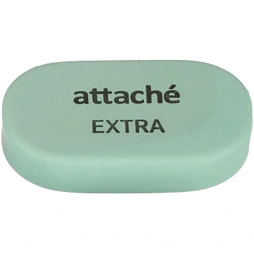 Ластик овальный Attache Extra, нат.каучук, 45x28x10мм, пастельн.ассорти