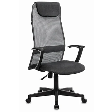 Кресло офисное KB-8, ткань-сетка, темно-серое, TW-04/TW-12, 496676