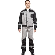 Костюм летний муж л21-КБР сер/чер(р.64-66) 170-176 (серия Л)