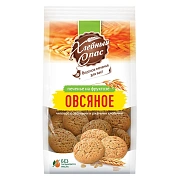 Печенье Хлебный Спас овсяное Овсяные хлопья-ржаные хлопья без сахара, 300г