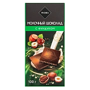 RIOBA Шоколад молочный с фундуком 31%, 100г