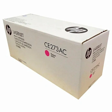 Картридж лазерный HP (CE273A) Color LaserJet Enterprise CP5525, №650A, пурпурный, оригинальный, ресу