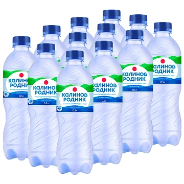 Вода минеральная Калинов Родник газ, 500мл, ПЭТ