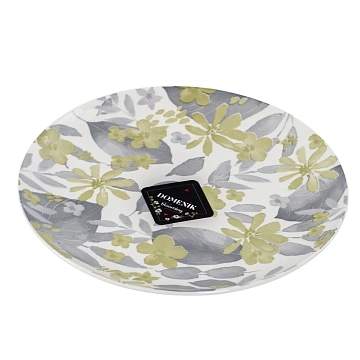 Тарелка обеденная Domenik Blooming Green, 24см