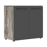 Шкаф с глухими малыми дверьми MLC 85.1 Антрацит/Сосна Нордик 854х423х821 MORRIS TREND