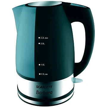 Чайник Scarlett SC-1020, 2.2л, 2200Вт, (черный)