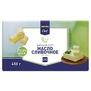 Масло сливочное Metro Chef Крестьянское ГОСТ, 72.5%, 450г