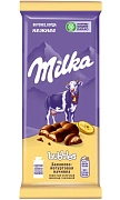 Шоколад Milka Bubbles Банан-йогурт пористый молочный, 87г