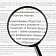 Лупа Attache, увеличение х5, диаметр 80мм, цв.черный, карт/кор.