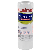 Салфетки универсальные в рулоне 30 шт., 25х30 см, спанлейс/вискоза, 45 г/м2, LAIMA, 601565