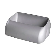 Держатель для мешка Lime Satin 23л, серый, А 74401SAT