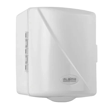 Диспенсер для полотенец с центральной вытяжкой LAIMA PROFESSIONAL ORIGINAL (Система М1/M2), белый, A