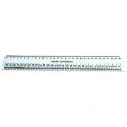 Линейка закройщика 30см Attache прозрачная