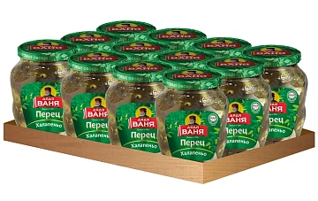 Перец Дядя Ваня Халапеньо, 350г