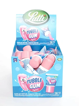 Жевательная резинка Lutti Tubble Gum Tutti, 35г