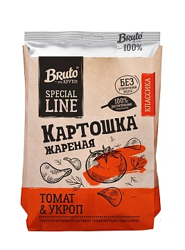 Чипсы Bruto томат и укроп, 120г