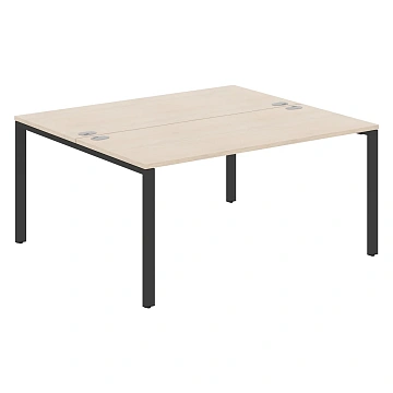 Стол 2-х местный XS6WST 1614 Бук Тиара/Антрацит 1600х1406х750 XTEN-S60