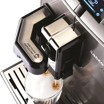 Кофемашина SAECO LIRIKA One Touch Cappuccino, 1850 Вт, объем 2,5 л, емкость для зерен 500 г, автокап