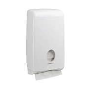 Диспенсер для полотенец листовых Kimberly-Clark Aquarius Slimfold 7024, белый