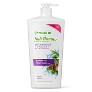 Шампунь-бальзам Synergetic Hair Therapy Увлажнение и уход 2 в 1 с алоэ и карите, 900мл