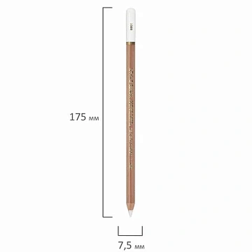 Карандаш меловой KOH-I-NOOR, 1 шт., 'Gioconda', белый, 8801001001KS