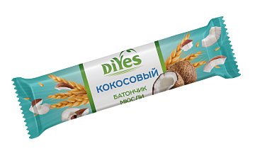 Батончик мюсли Diyes кокос, 25г