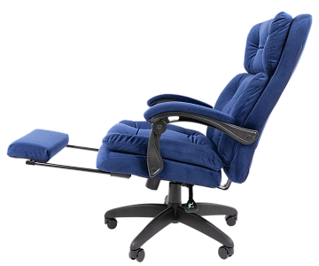 Кресло Chairman Home 442 Россия ткань Т-82 синий