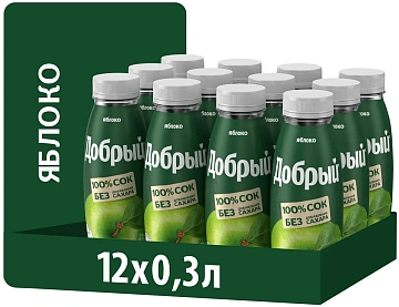 Нектар Добрый яблоко, 300мл
