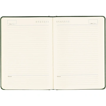 Ежедневник недатированный ATTACHE Classic А5,140х200мм,136л, темно-зеленый