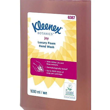 Пенное мыло в картридже Kimberly-Clark Kleenex Joy Luxury 6387, 1л, с ароматом спелых фруктов