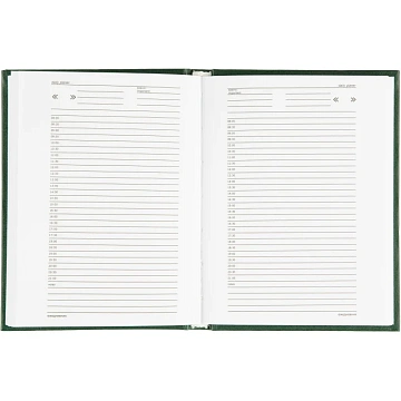 Ежедневник недатированный Attache Economy,бумвинил,зелен,А6,105х140мм,128л