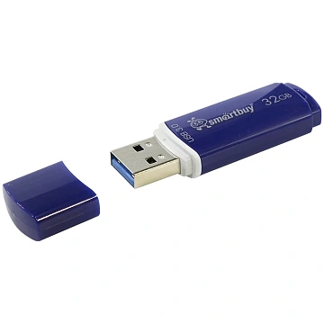 Память Smart Buy 'Crown'  32GB, USB 3.0 Flash Drive, синий