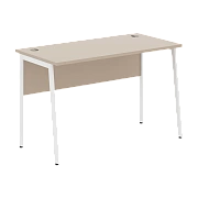 Стол прямой СП-2.1P Мокачино/Белый 1200х608х755 IMAGO PLUS