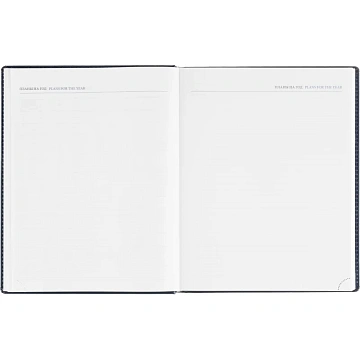 Ежедневник датированный 2026, синий,А4, 210х265 мм,336 стр, АТТАСНЕ Agenda