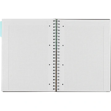 Бизнес-тетрадь SMARTBOOK А4 120л. клетка,спир,микроп,разд,карм,жел-оран