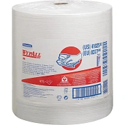 Протирочный нетканый материал KIMBERLY-CLARK Wypall X80, 475 листов в рулоне, 31,5х30 см, белый, 8377