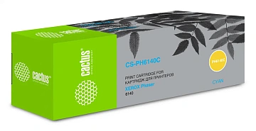 Картридж лазерный Cactus CS-PH6140C голубой