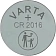 Батарейка Varta Electronics Lithium CR2016, 1шт/уп