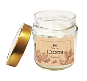 Свеча ароматическая Kukina Raffinata Organic в банке с крышкой Пихта, 200мл