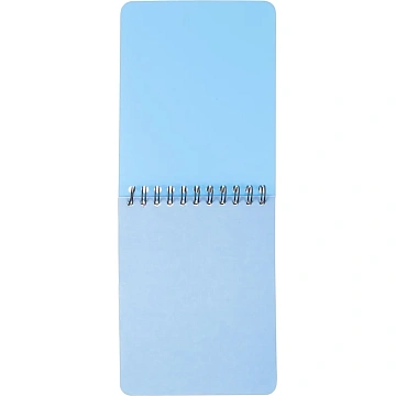 Блокнот А6,60л,кл,спир,пласт.обл,тонир.бл. Attache Bright colours Голубой