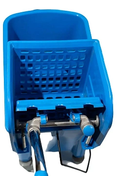 Тележка уборочная Vclean 20л, синяя, с отжимом, IN0670
