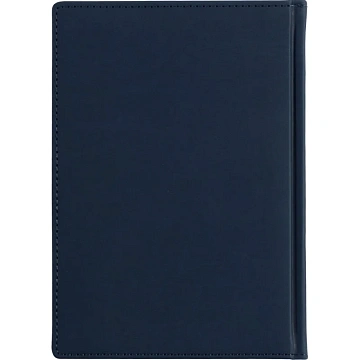 Ежедневник недатированный А5+, 136л, VELVET темно - синий  3-115/18