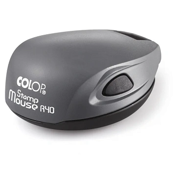 Оснастка карманная круглая Colop Stamp Mouse R40 d=40мм, серая