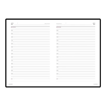 Ежедневник недатированный А5+, 145х205,Sidney Nebraska,чер,з.уг 3-128/17