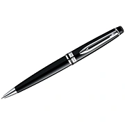 Ручка шариковая Waterman 'Expert Black PT' синяя, 1,0мм, подарочная упаковка