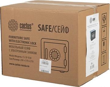 Сейф Cactus CS-SF-E30 300x380x300мм, электронный