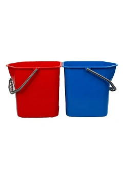 Тележка уборочная Vclean 2х 20л, с отжимом, IN0729