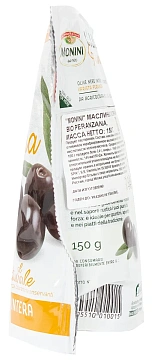 Маслины Monini Bio Peranzana с косточкой, 150г