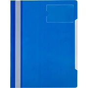 Скоросшиватель пластиковый карман д/визитки Attache А4, синий, 10шт/уп