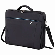 Сумка портфель BRAUBERG SYDNEY с отделением для ноутбука 17,3', откидная крышка, черная, 34х44х6 см, 240449